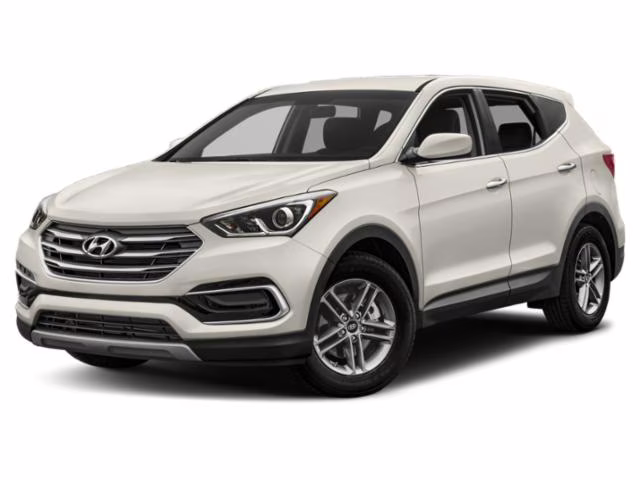 2018 Pearl White Hyundai Santa Fe Sport 2.4 Base AWD SUV
