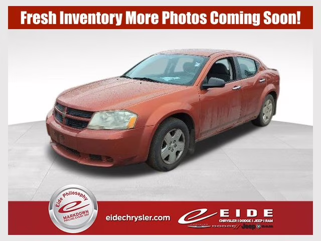 2008 Sunburst Orange Pearlcoat Dodge Avenger SE FWD Sedan