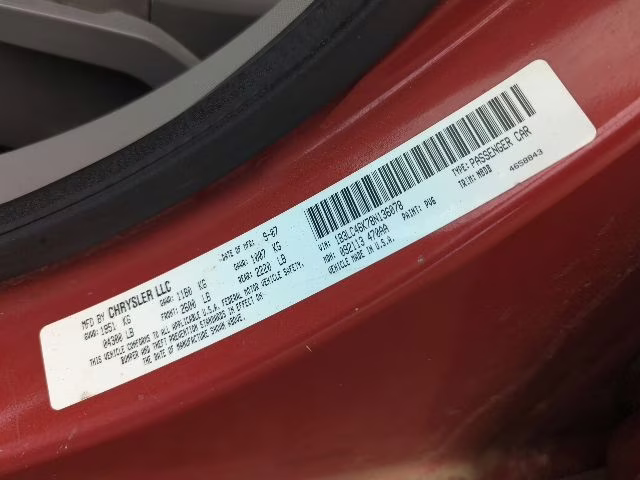 2008 Sunburst Orange Pearlcoat Dodge Avenger SE FWD Sedan