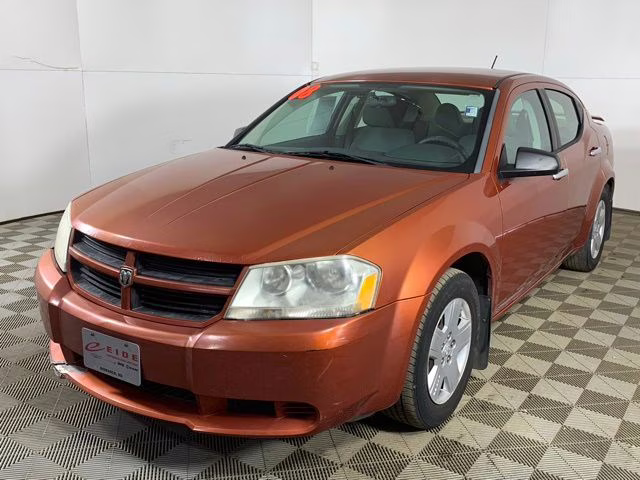 2008 Sunburst Orange Pearlcoat Dodge Avenger SE FWD Sedan