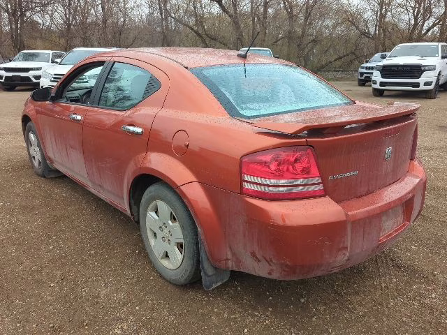 2008 Sunburst Orange Pearlcoat Dodge Avenger SE FWD Sedan