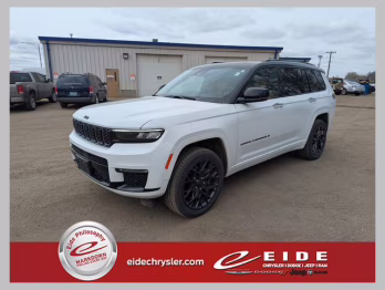 2024 Bright White Clearcoat Jeep Grand Cherokee L Summit SUV