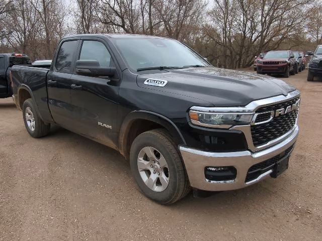 2025 Diamond Black Crystal Pearlcoat Ram 1500 Big Horn 4X4 Truck