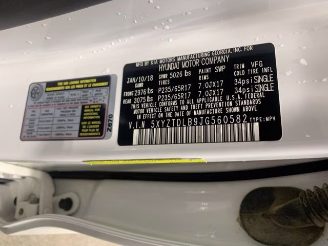 2018 Pearl White Hyundai Santa Fe Sport 2.4 Base AWD SUV