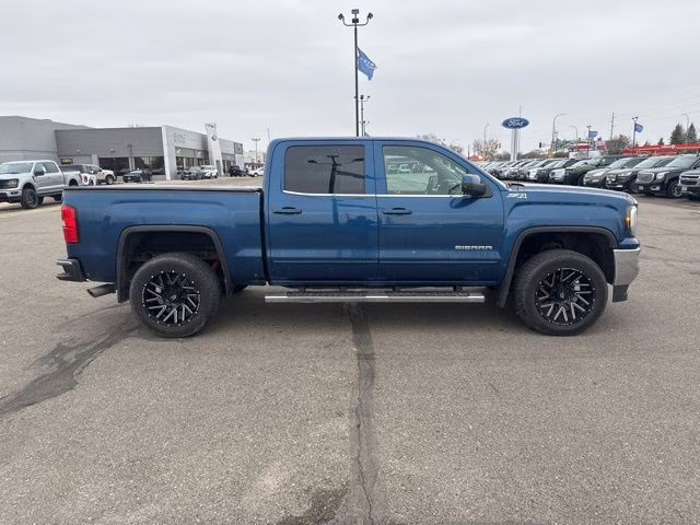 2017 Blue GMC Sierra 1500 SLE 4X4 Truck