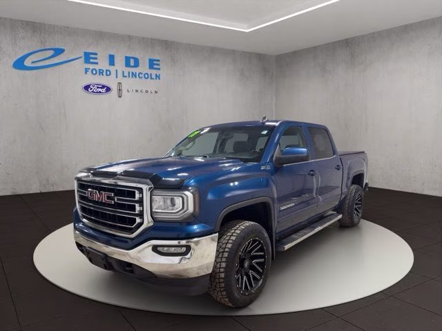2017 Stone Blue Metallic GMC Sierra 1500 SLE 4X4 Truck