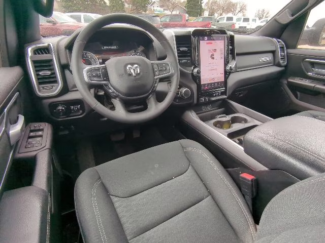 2025 Diamond Black Crystal Pearlcoat Ram 1500 Big Horn 4X4 Truck