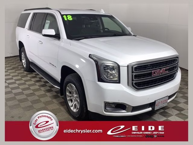 2018 Summit White GMC Yukon XL SLT 4X4 SUV