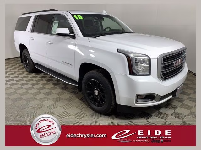 2018 Summit White GMC Yukon XL SLT 4X4 SUV