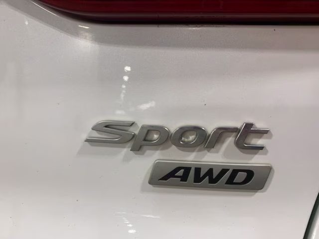 2018 Pearl White Hyundai Santa Fe Sport 2.4 Base AWD SUV