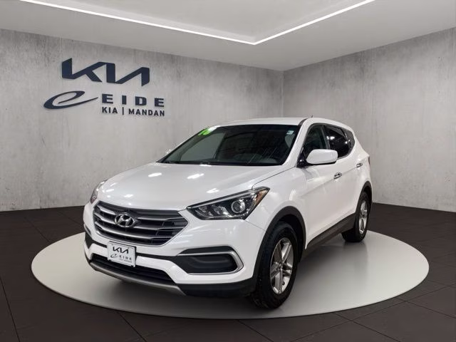 2018 Pearl White Hyundai Santa Fe Sport 2.4 Base AWD SUV