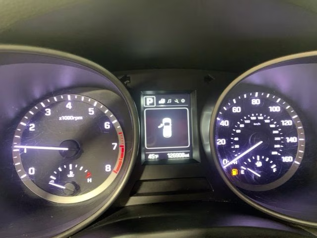 2018 Pearl White Hyundai Santa Fe Sport 2.4 Base AWD SUV