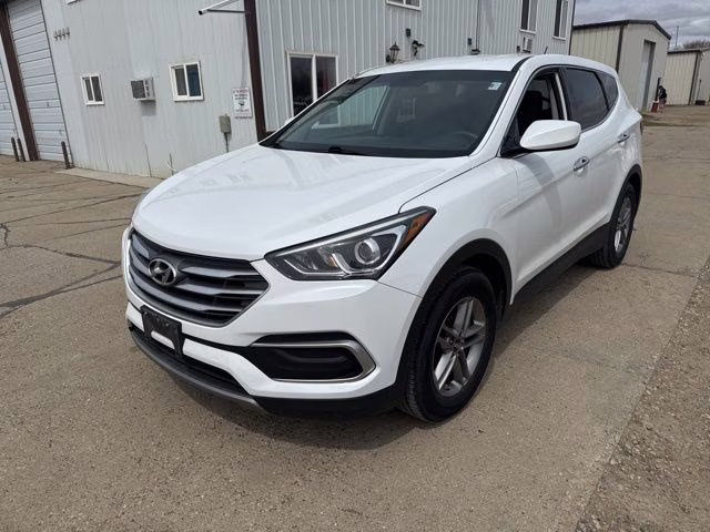 2018 Pearl White Hyundai Santa Fe Sport 2.4 Base AWD SUV