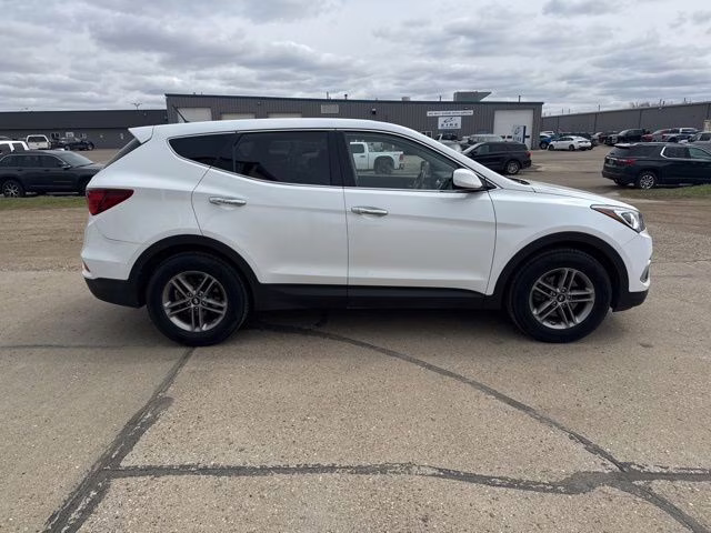 2018 Pearl White Hyundai Santa Fe Sport 2.4 Base AWD SUV