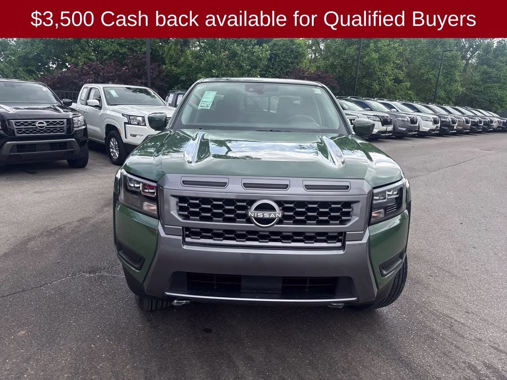 2026 Tactical Green Metallic Nissan Frontier SV 4X4 Truck