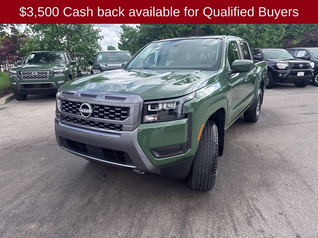 2026 Tactical Green Metallic Nissan Frontier SV 4X4 Truck