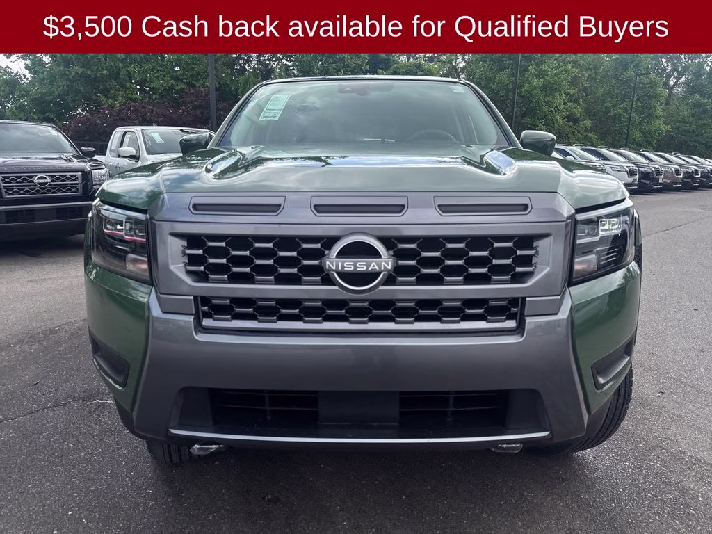 2026 Tactical Green Metallic Nissan Frontier SV 4X4 Truck