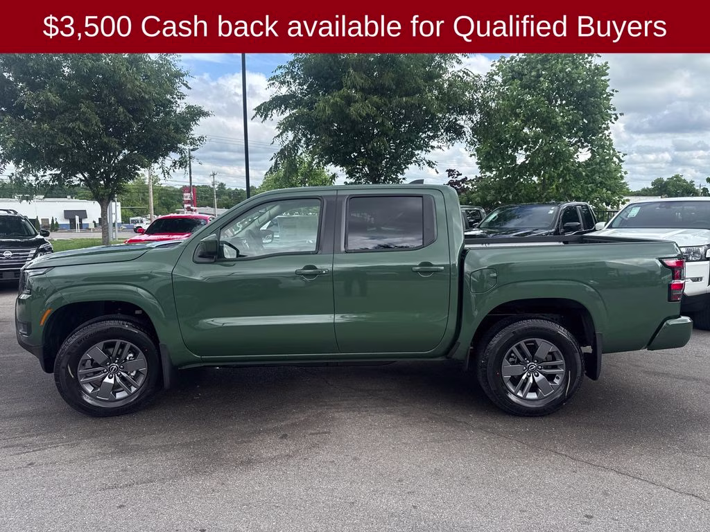 2026 Tactical Green Metallic Nissan Frontier SV 4X4 Truck