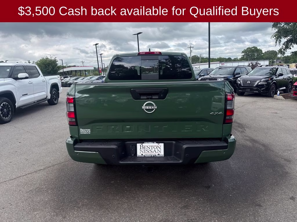 2026 Tactical Green Metallic Nissan Frontier SV 4X4 Truck