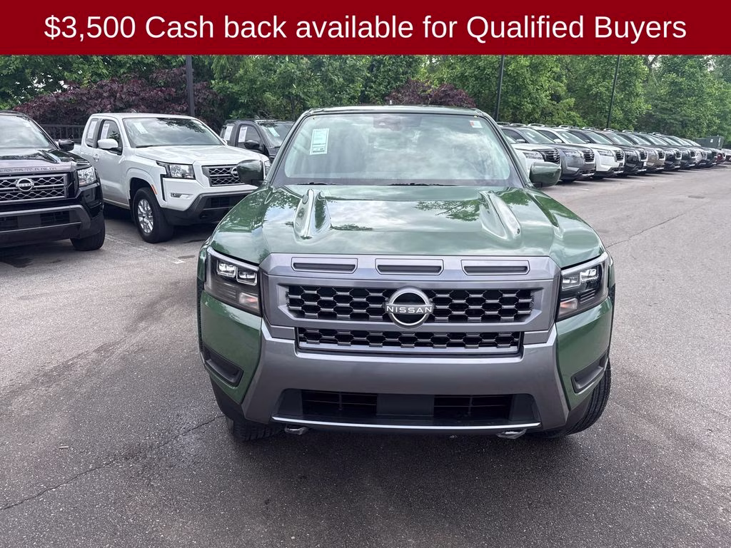 2026 Tactical Green Metallic Nissan Frontier SV 4X4 Truck