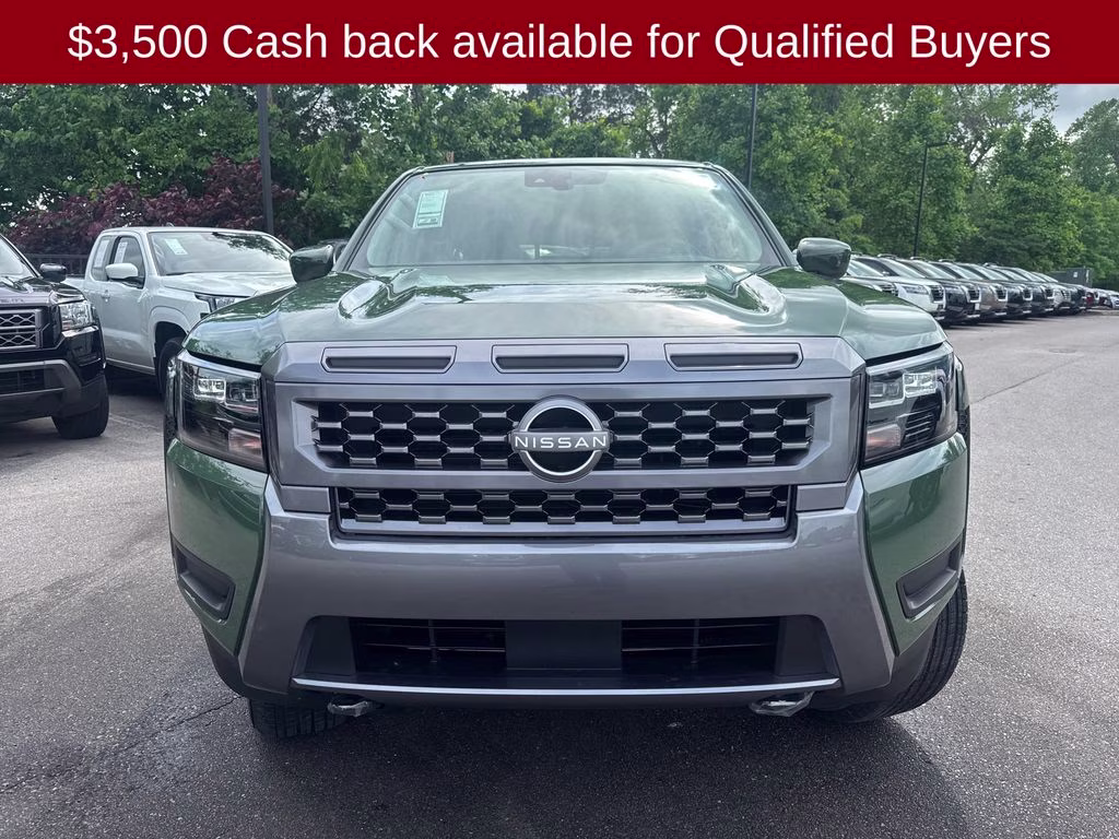 2026 Tactical Green Metallic Nissan Frontier SV 4X4 Truck