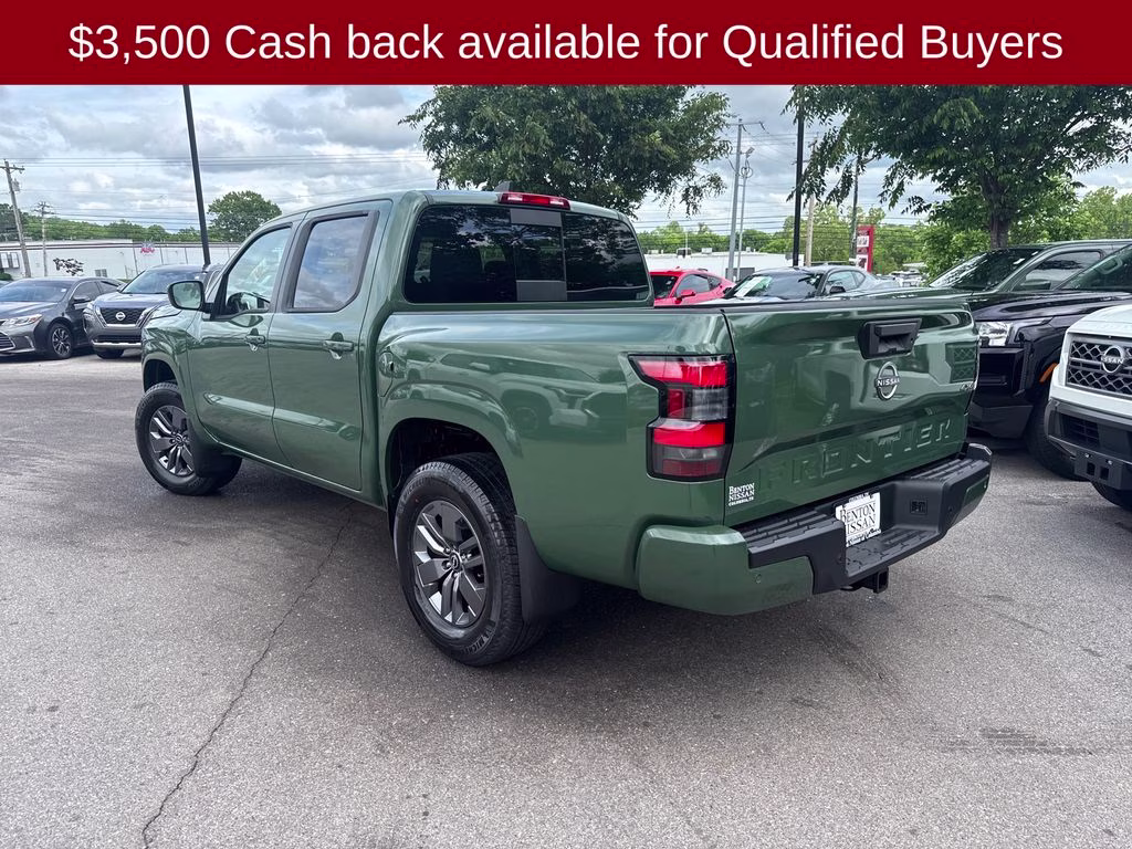 2026 Tactical Green Metallic Nissan Frontier SV 4X4 Truck