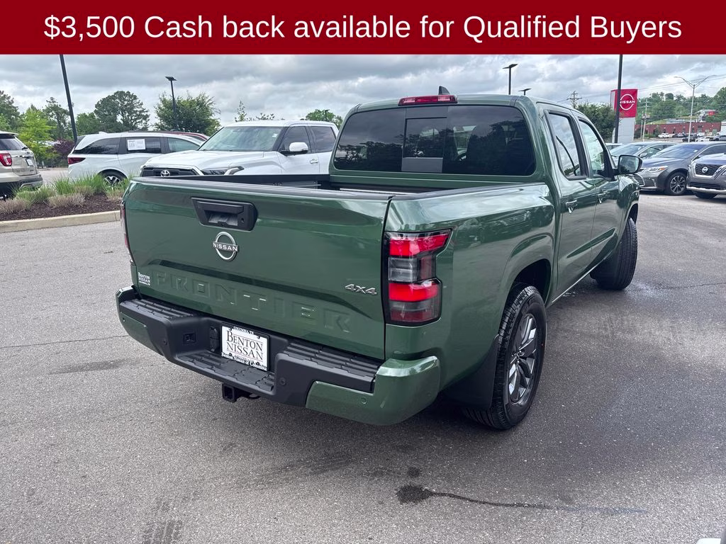 2026 Tactical Green Metallic Nissan Frontier SV 4X4 Truck