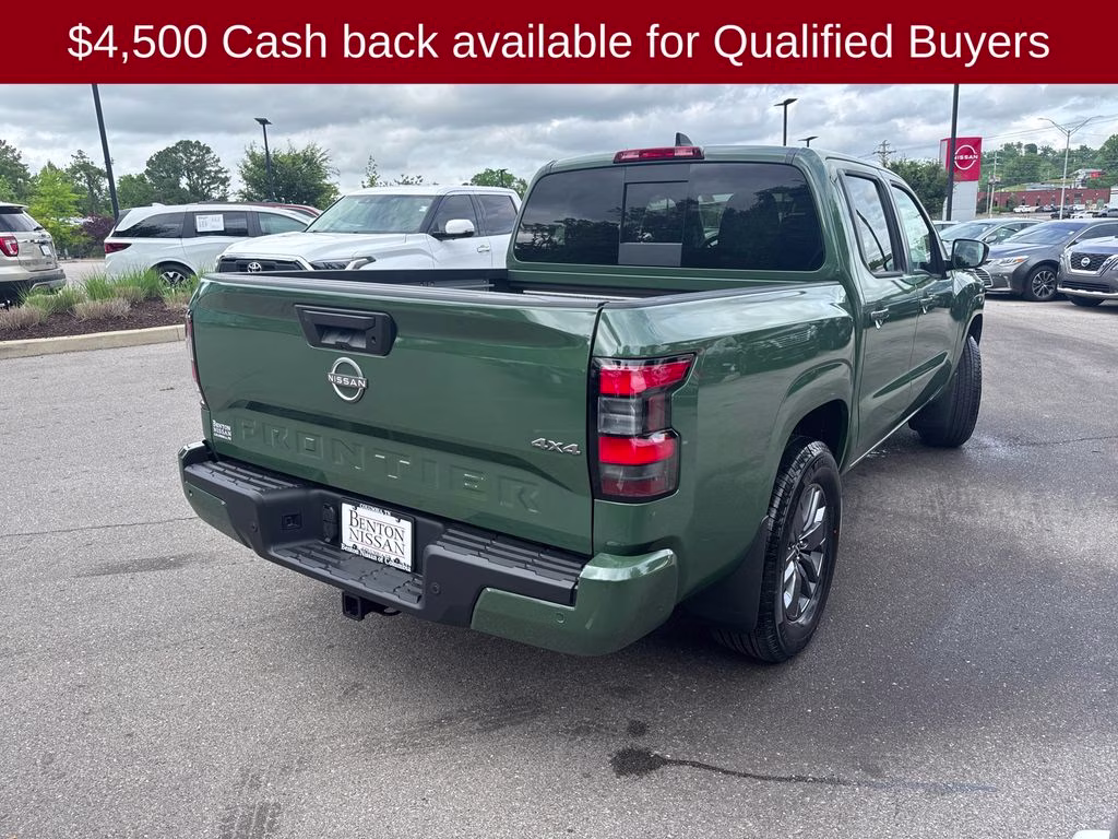 2026 Tactical Green Metallic Nissan Frontier SV 4X4 Truck