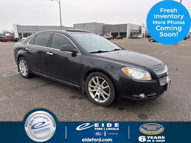 2012 Black Granite Metallic Chevrolet Malibu LTZ FWD Sedan