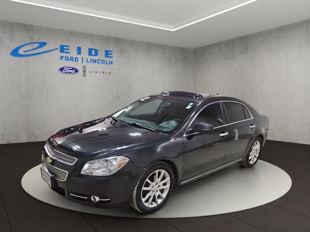 2012 Black Granite Metallic Chevrolet Malibu LTZ FWD Sedan