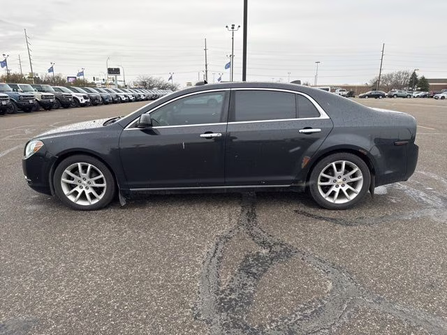 2012 Black Granite Metallic Chevrolet Malibu LTZ FWD Sedan