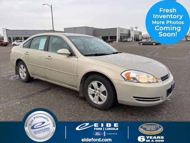 2008 Beige / Tan Chevrolet Impala LT FWD Sedan