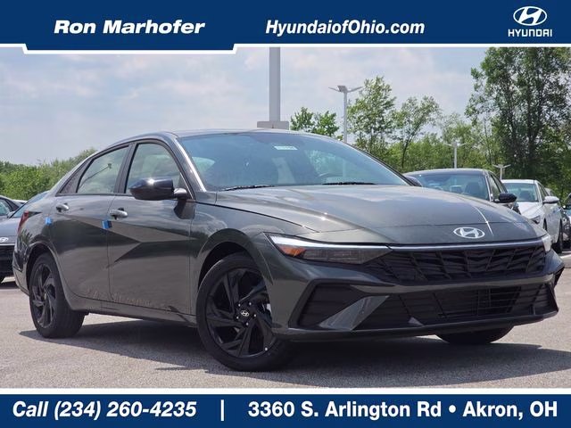 2026 Amazon Gray Hyundai Elantra SEL Sport FWD Sedan