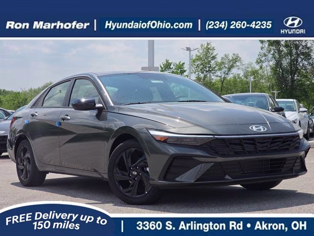 2026 Amazon Gray Hyundai Elantra SEL Sport FWD Sedan