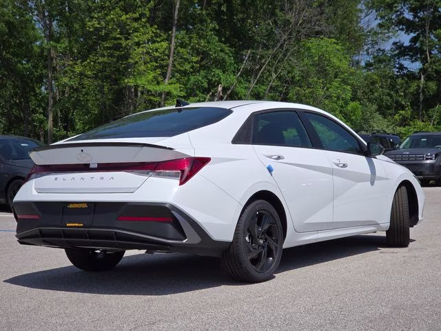 2026 Serenity White Pearl Hyundai Elantra SEL Sport FWD Sedan