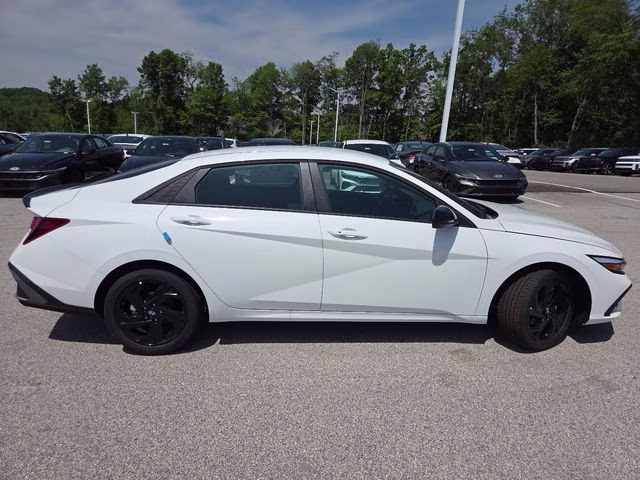2026 Serenity White Pearl Hyundai Elantra SEL Sport FWD Sedan