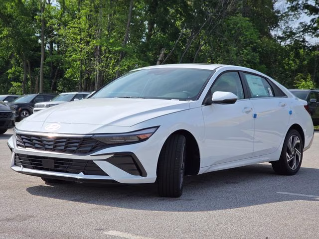 2026 Serenity White Pearl Hyundai Elantra Limited FWD Sedan