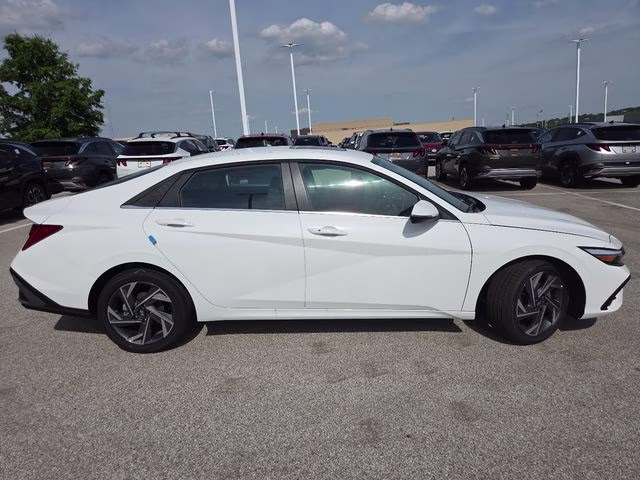 2026 Serenity White Pearl Hyundai Elantra Limited FWD Sedan