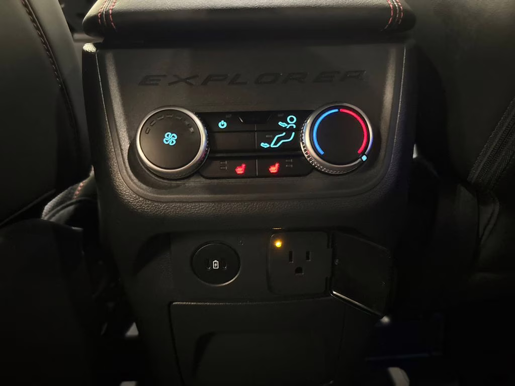 2025 Star White Metallic Tri-Coat Ford Explorer ST 4X4 SUV