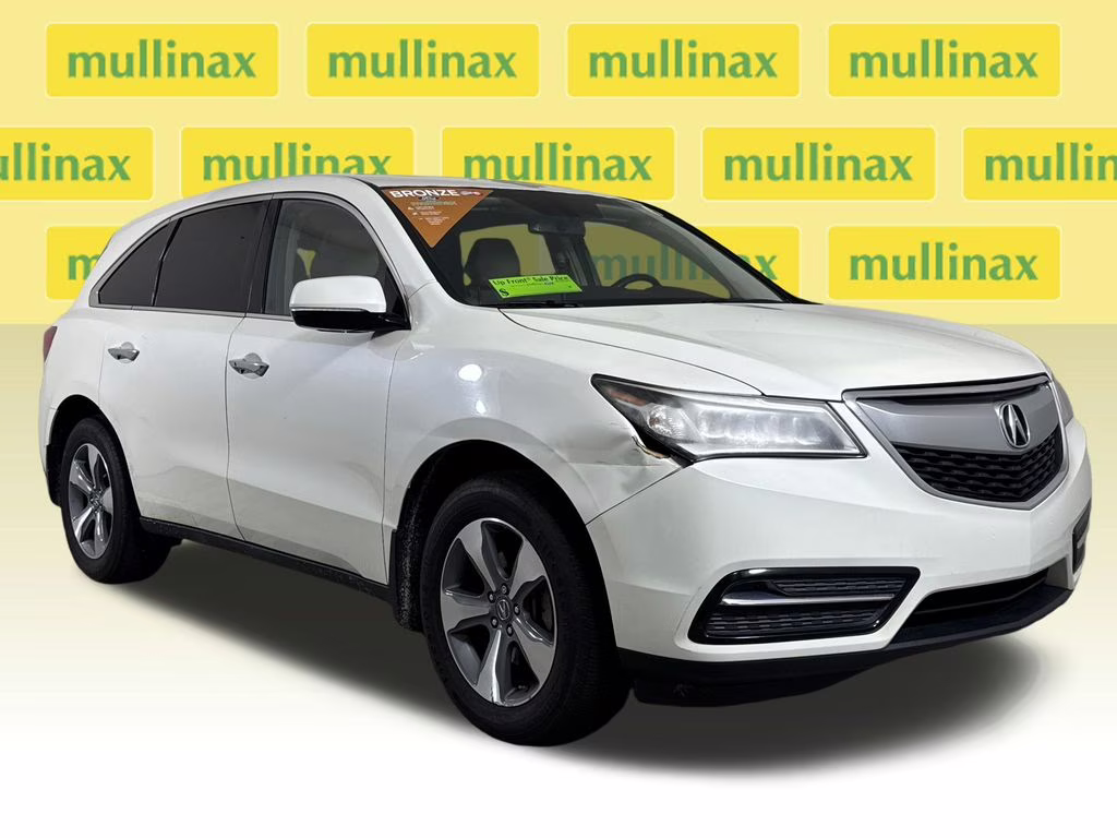 2016 White Diamond Pearl Acura MDX 3.5L FWD SUV