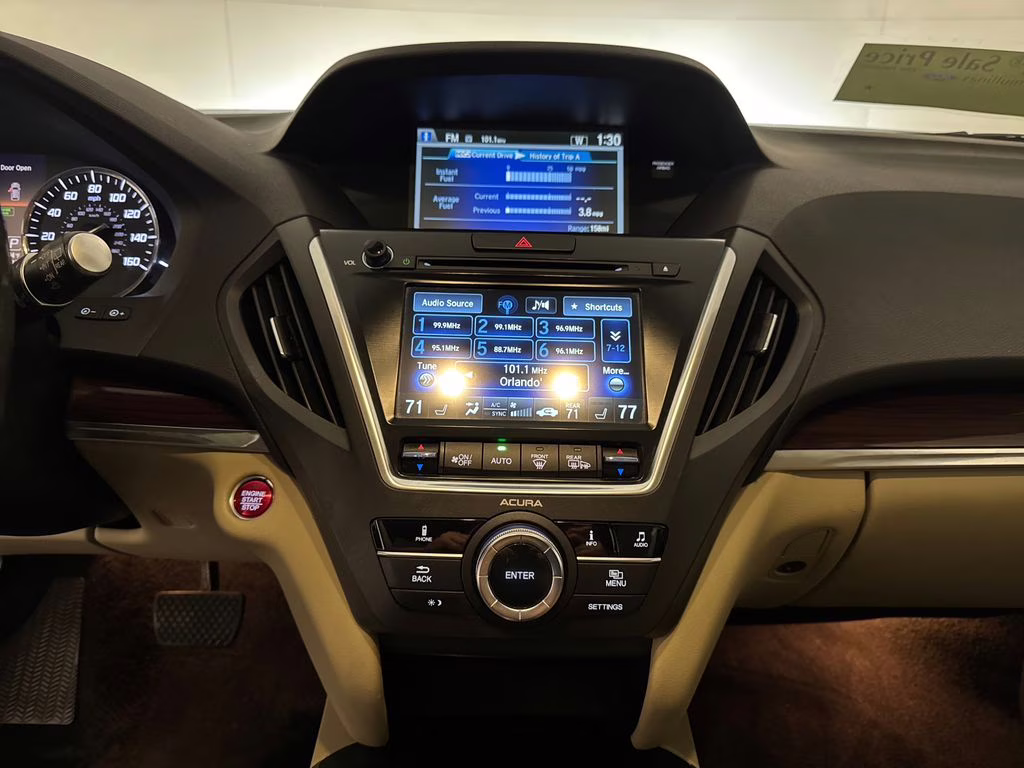 2016 White Diamond Pearl Acura MDX 3.5L FWD SUV