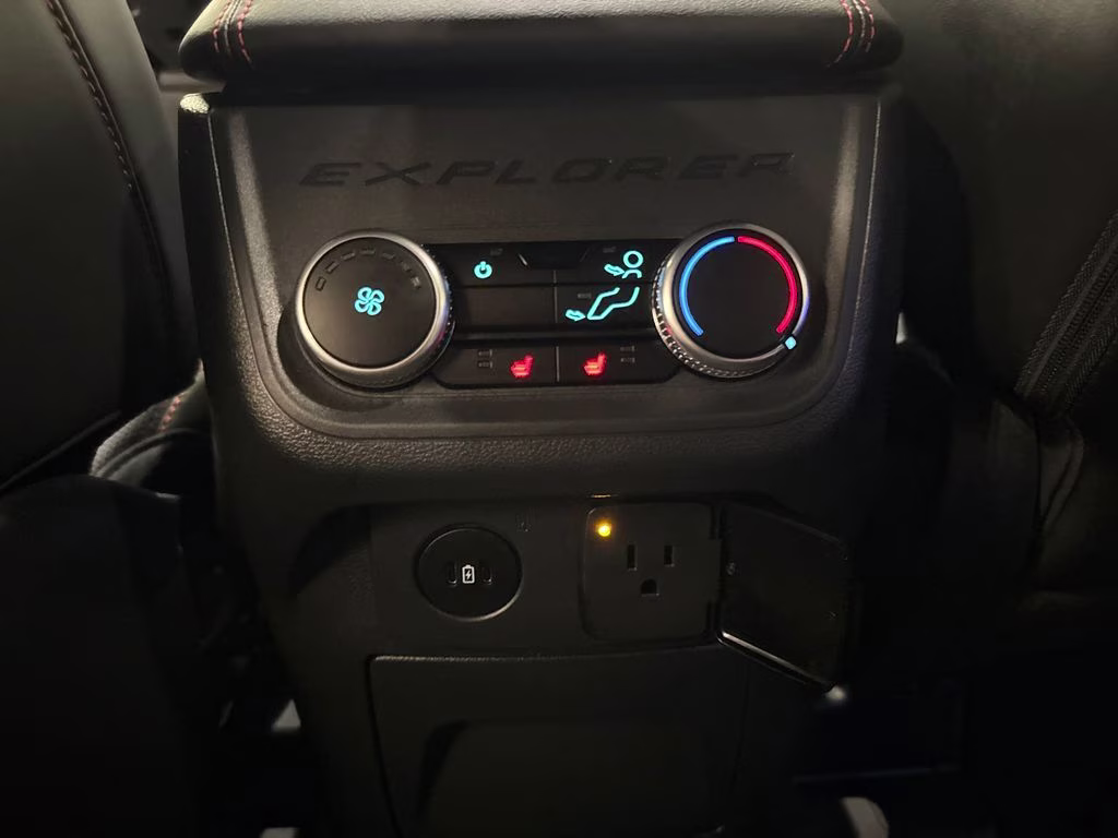 2025 Star White Metallic Tri-Coat Ford Explorer ST 4X4 SUV