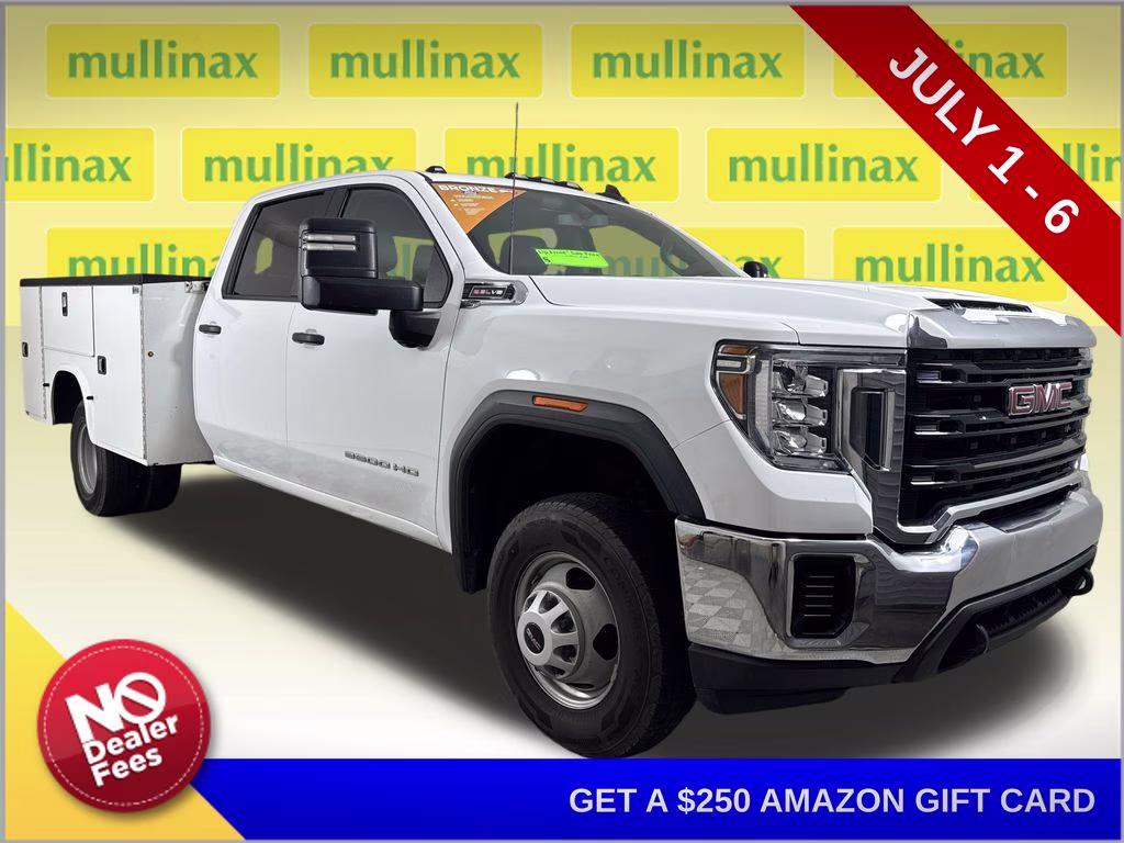 2021 Summit White GMC Sierra 3500HD Base RWD Truck