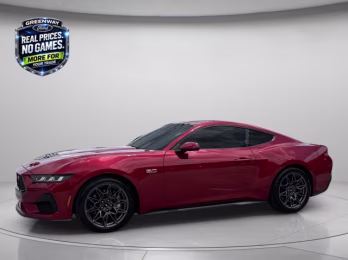 2024 Rapid Red Metallic Tinted Clearcoat Ford Mustang GT Premium RWD Coupe