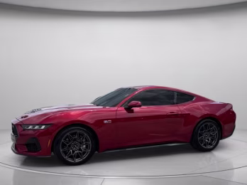 2024 Rapid Red Metallic Tinted Clearcoat Ford Mustang GT Premium RWD Coupe