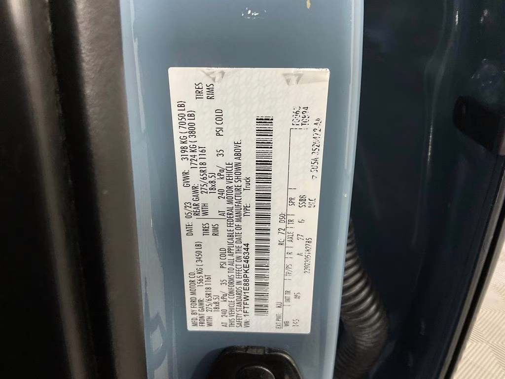 2023 Blue Ford F-150 XLT 4X4 Truck