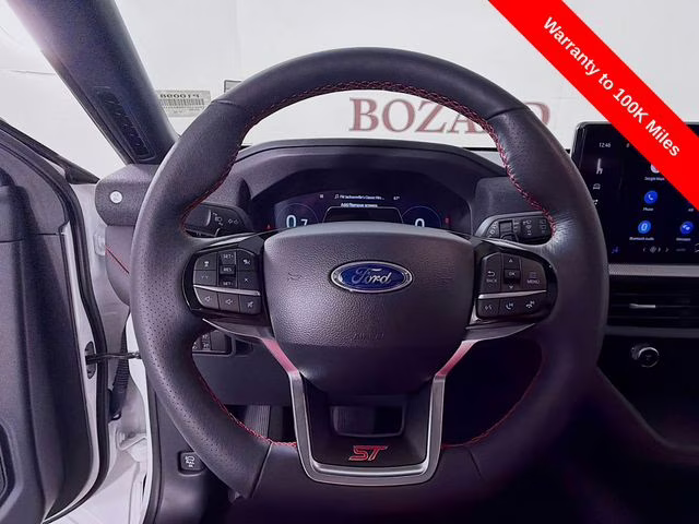 2025 White Metallic Ford Explorer ST 4X4 SUV