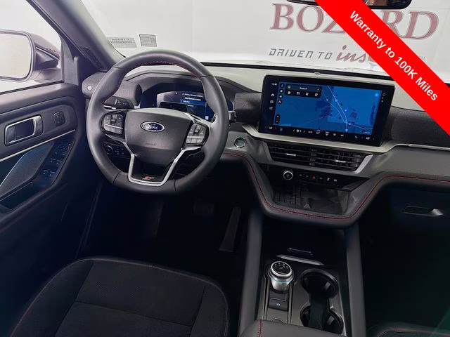 2025 White Metallic Ford Explorer ST 4X4 SUV