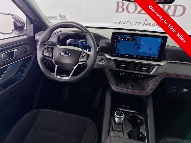 2025 White Metallic Ford Explorer ST 4X4 SUV