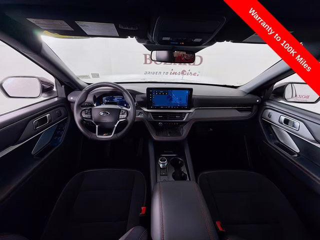 2025 White Metallic Ford Explorer ST 4X4 SUV